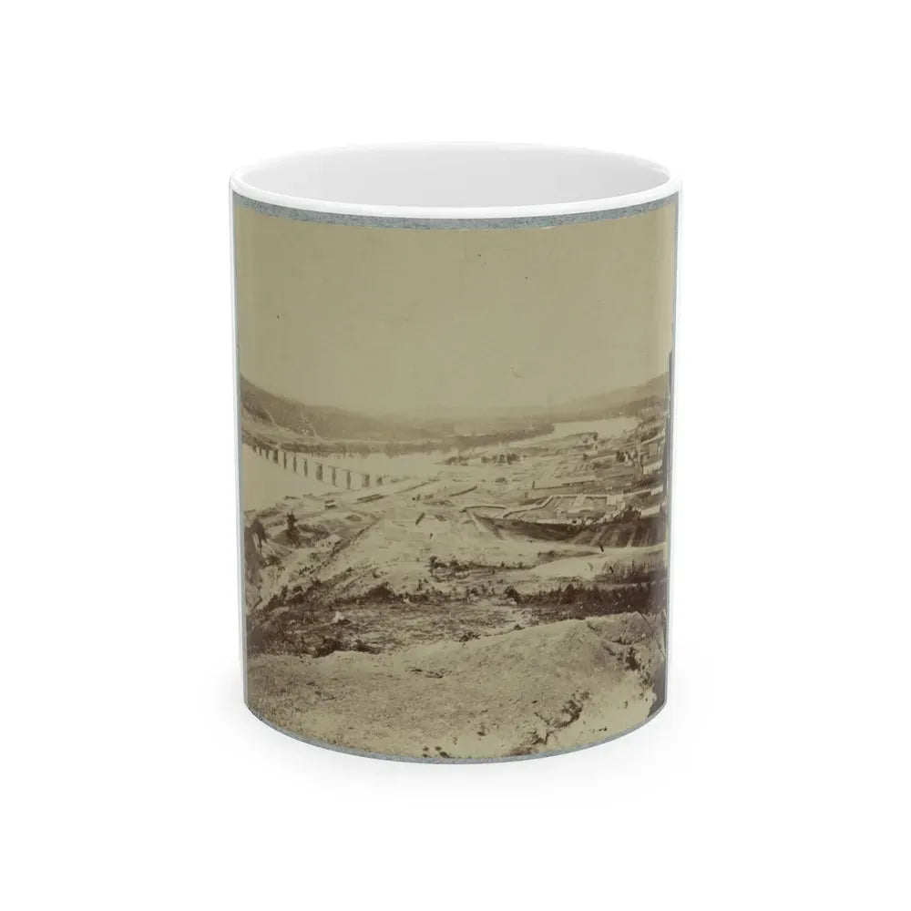 Army Bridge, Chattanooga, 1864(2) (U.S. Civil War) White Coffee Mug 11oz - Go Mug Yourself