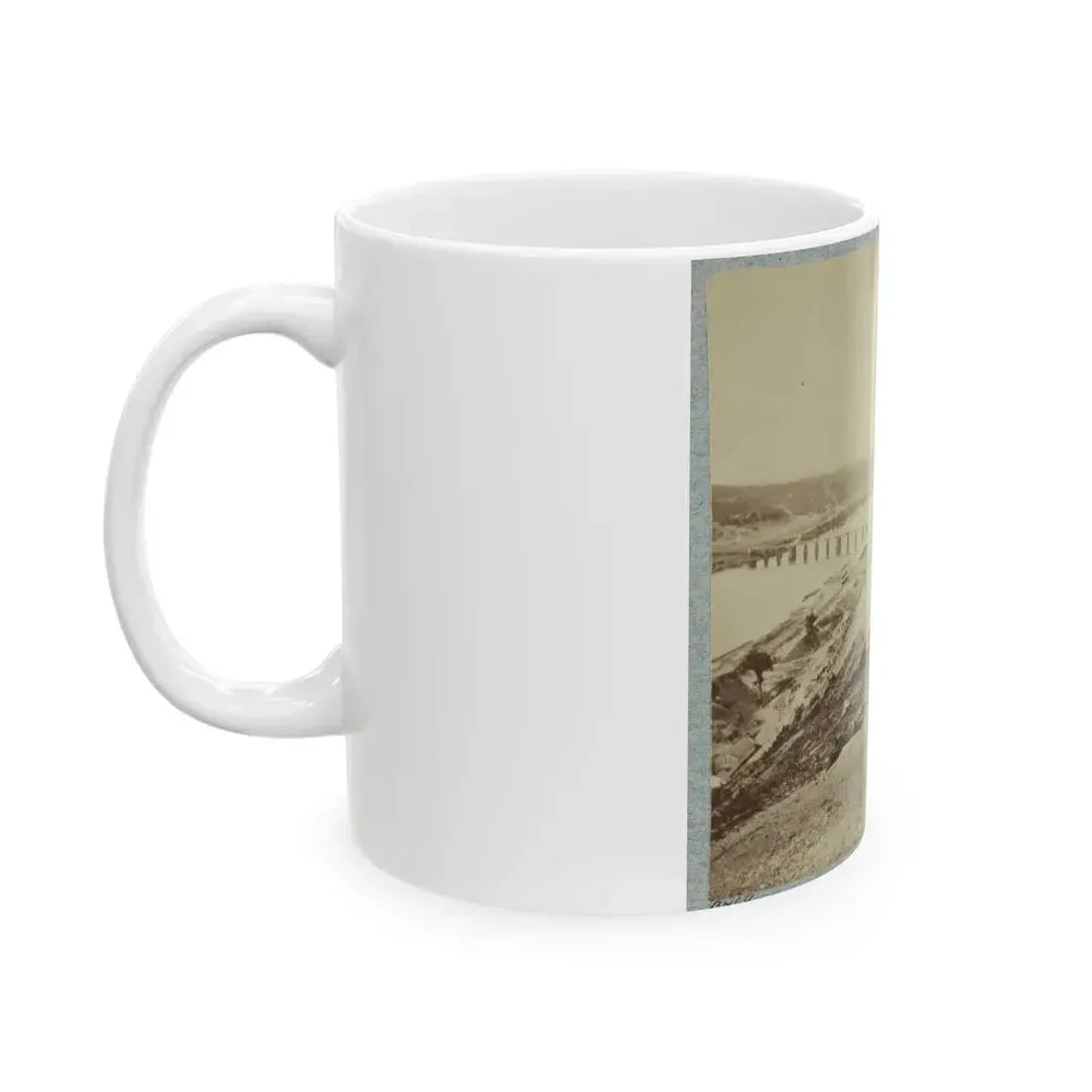 Army Bridge, Chattanooga, 1864(2) (U.S. Civil War) White Coffee Mug - Go Mug Yourself