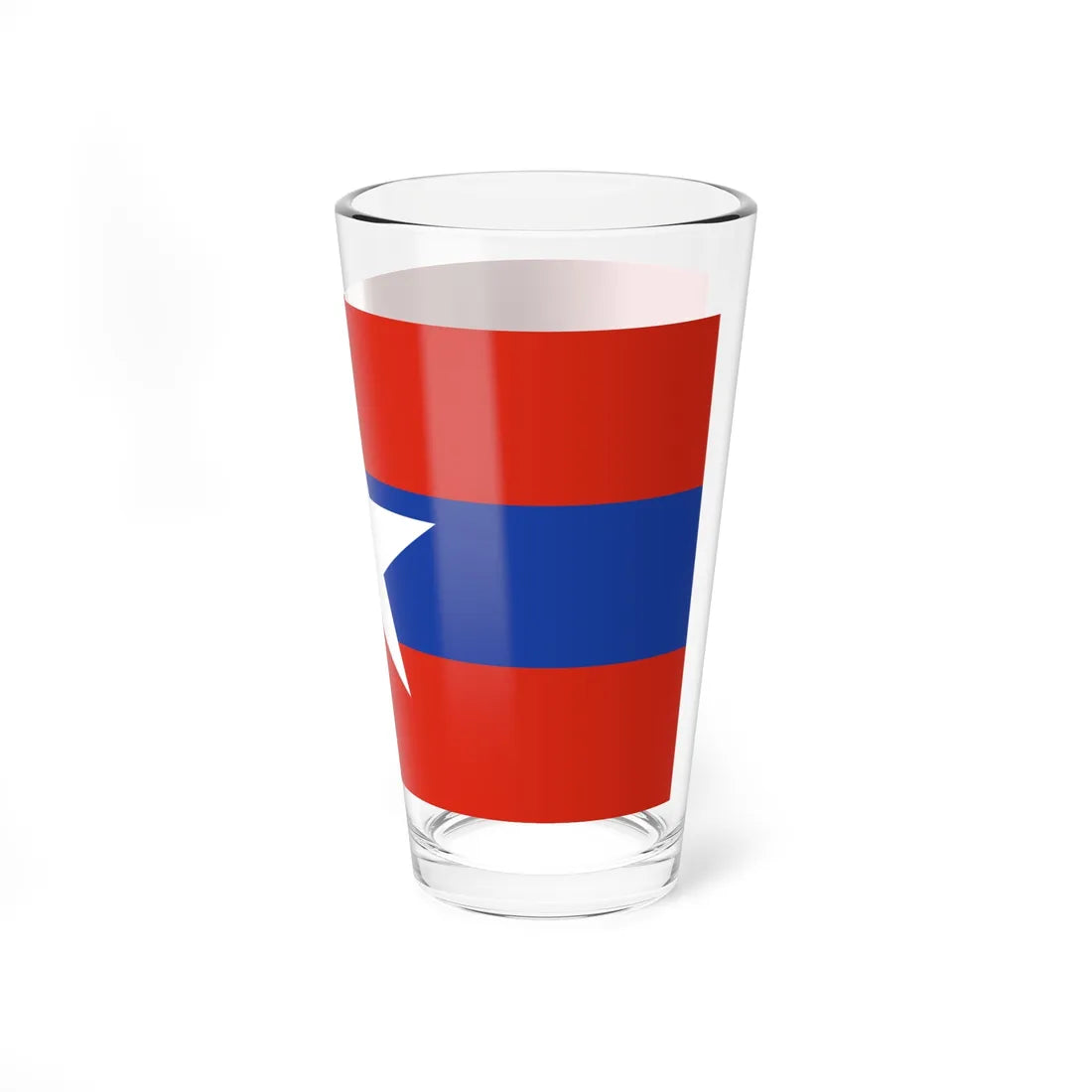 Army Flag of Myanmar (Myanmar) Pint Glass 16oz - Go Mug Yourself