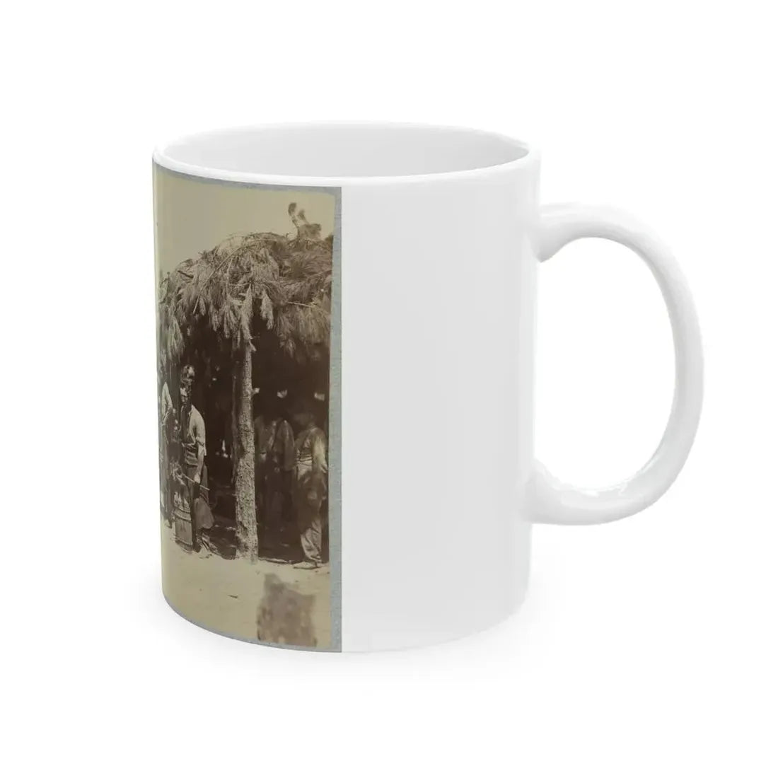 Army Forge In Front Of Petersburg, Va. (U.S. Civil War) White Coffee Mug - Go Mug Yourself