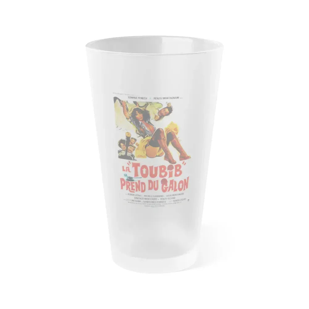 ARMY NURSE ON GREAT MANEUVERS 1978 Movie Poster - Frosted Pint Glass 16oz 16oz Frosted - Go Mug Yourself
