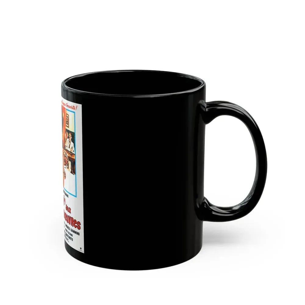 ARMY NURSE ON GREAT MANEUVERS (2) 1978 Movie Poster - Black Coffee Mug - Go Mug Yourself