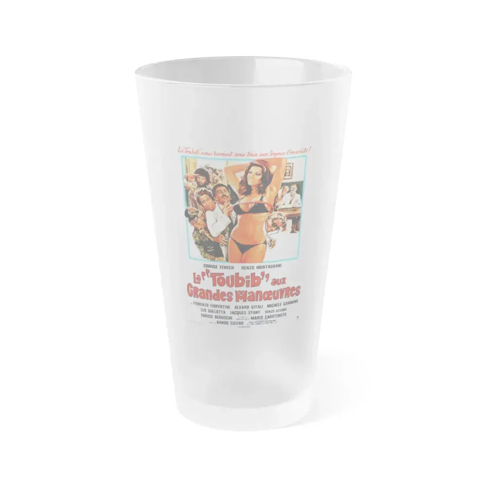 ARMY NURSE ON GREAT MANEUVERS (2) 1978 Movie Poster - Frosted Pint Glass 16oz 16oz Frosted - Go Mug Yourself