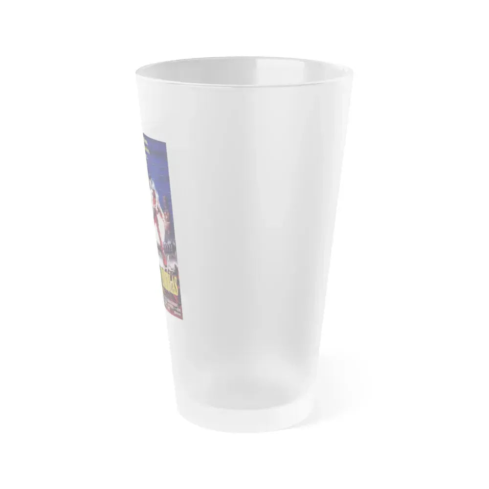 ARMY OF DARKNESS (SPAIN) 1992 Movie Poster - Frosted Pint Glass 16oz - Go Mug Yourself
