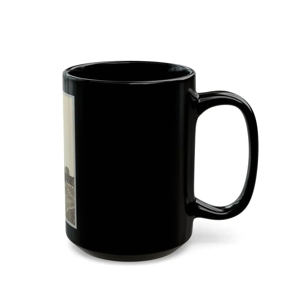 Army Of The James, Signal Tower On Left Of Bermuda Hundred Lines (U.S. Civil War) Black Coffee Mug - Go Mug Yourself