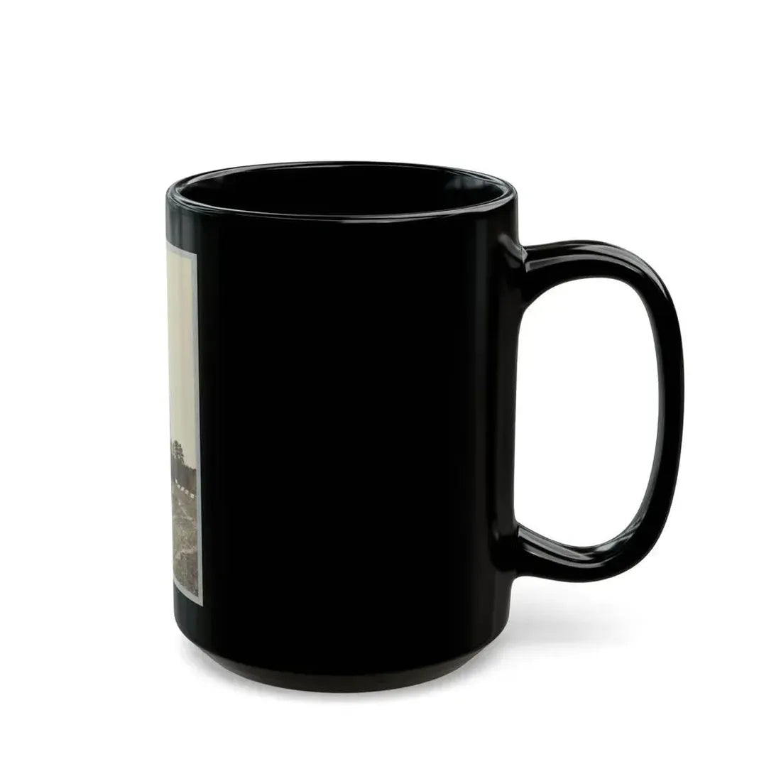 Army Of The James, Signal Tower On Left Of Bermuda Hundred Lines (U.S. Civil War) Black Coffee Mug - Go Mug Yourself