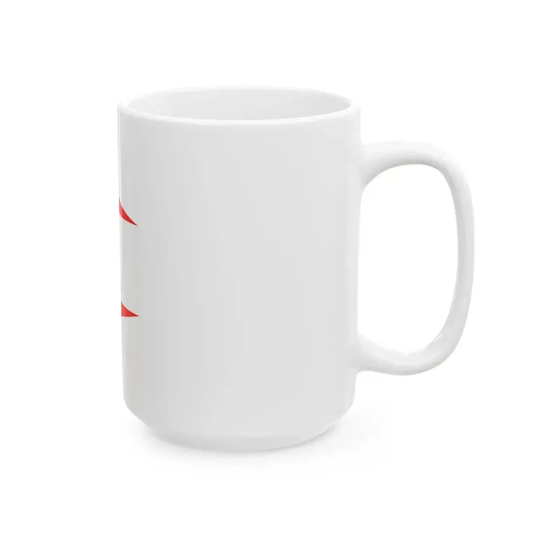 Army Rank Flag of Denmark - Chief of a Division (Denmark) White Coffee Mug - Go Mug Yourself
