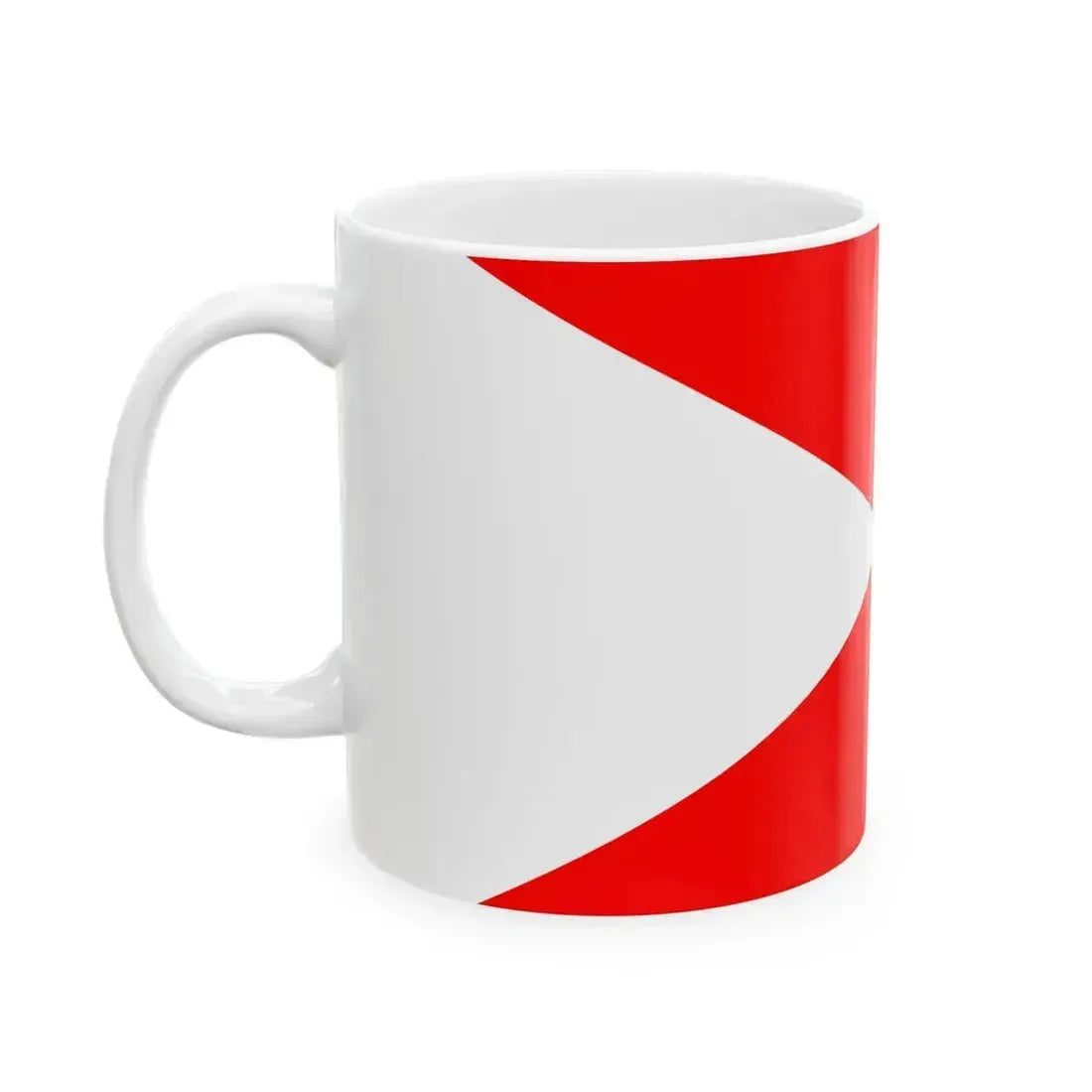 Army Rank Flag of Denmark - Chief of the General Command (Denmark) White Coffee Mug - Go Mug Yourself