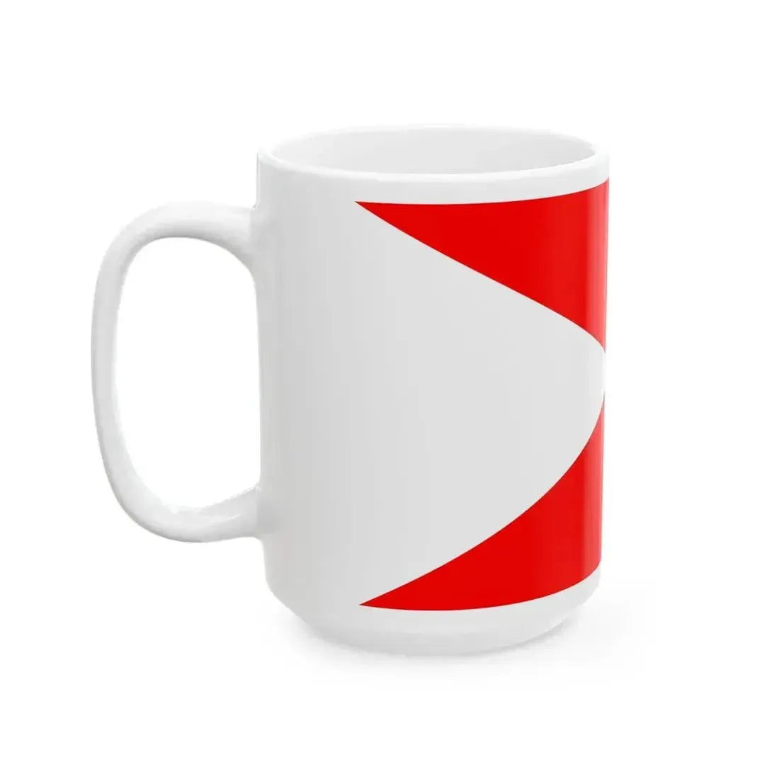 Army Rank Flag of Denmark - Chief of the General Command (Denmark) White Coffee Mug - Go Mug Yourself