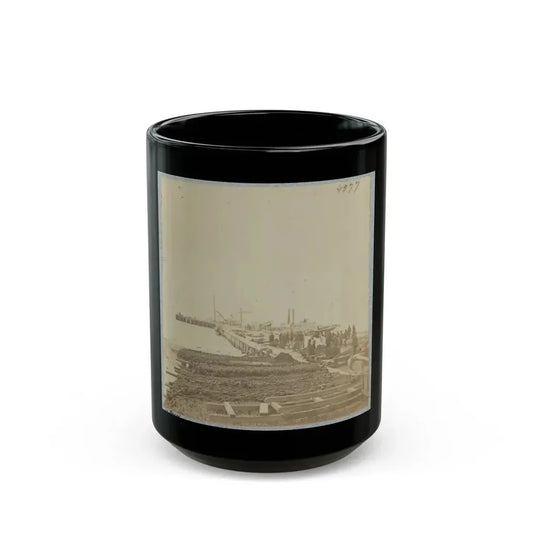 Army Wharf (U.S. Civil War) Black Coffee Mug 15oz - Go Mug Yourself