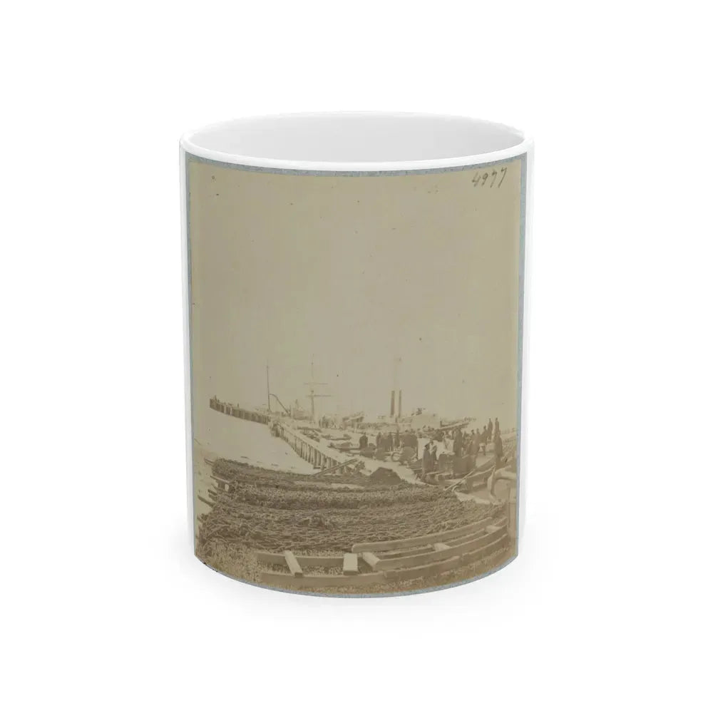 Army Wharf (U.S. Civil War) White Coffee Mug 11oz - Go Mug Yourself