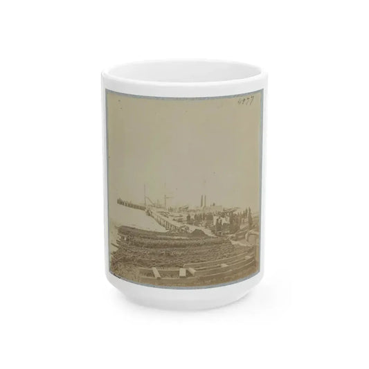 Army Wharf (U.S. Civil War) White Coffee Mug 15oz - Go Mug Yourself