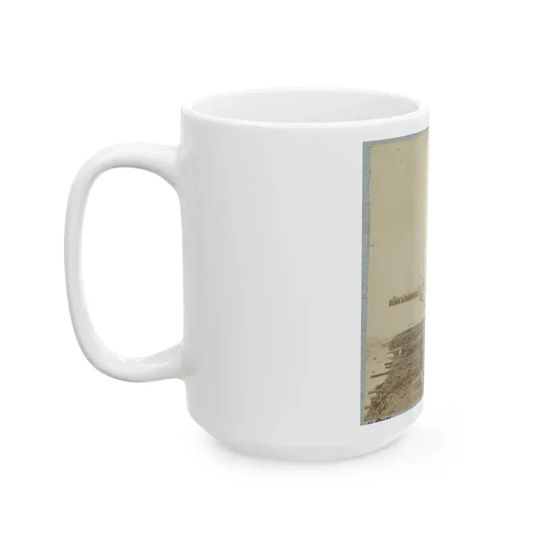 Army Wharf (U.S. Civil War) White Coffee Mug - Go Mug Yourself