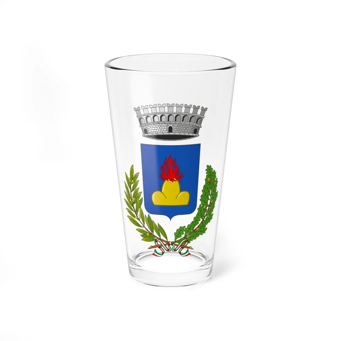 Arnesano-Stemma (Italy) (Coat of Arms) Pint Glass 16oz 16oz - Go Mug Yourself