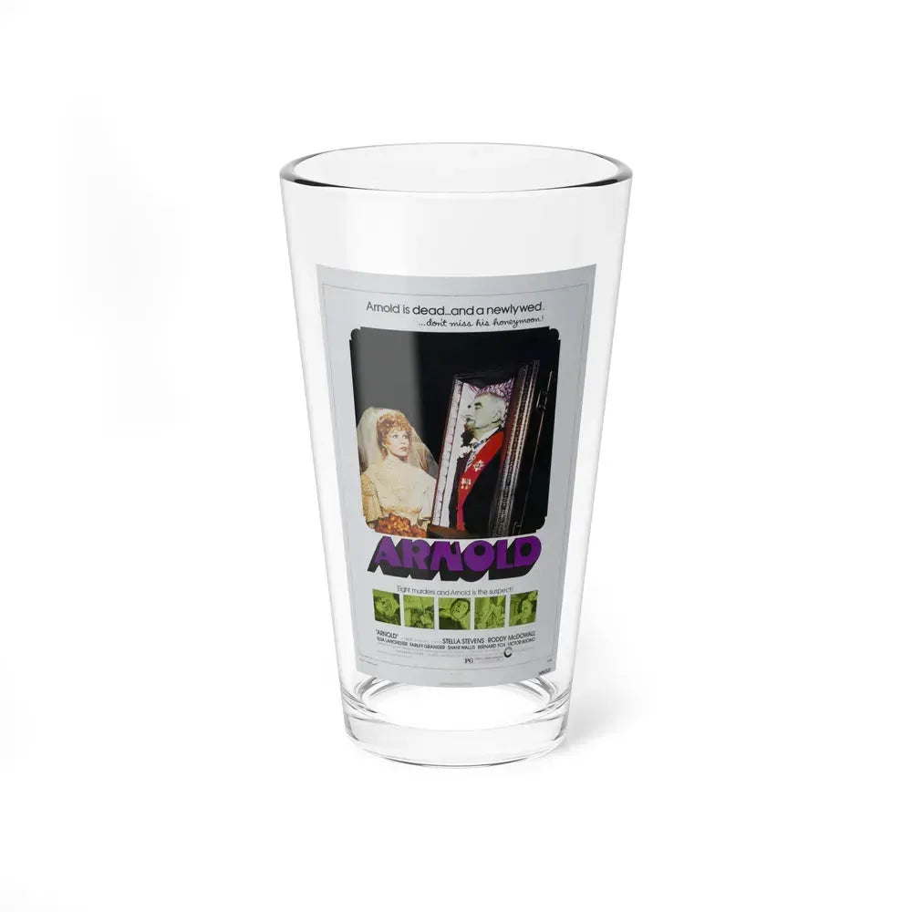 ARNOLD 1973 Movie Poster - Pint Glass 16oz 16oz - Go Mug Yourself