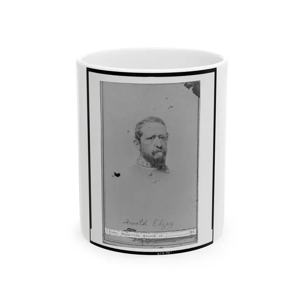 Arnold Elzey (U.S. Civil War) White Coffee Mug 11oz - Go Mug Yourself