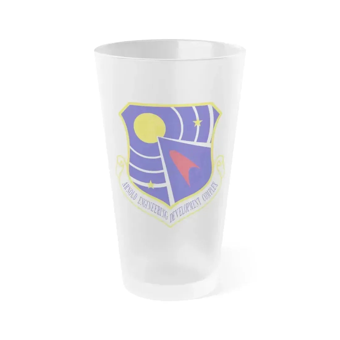 Arnold Engineering Development Complex (U.S. Air Force) Frosted Pint Glass 16oz 16oz Frosted - Go Mug Yourself