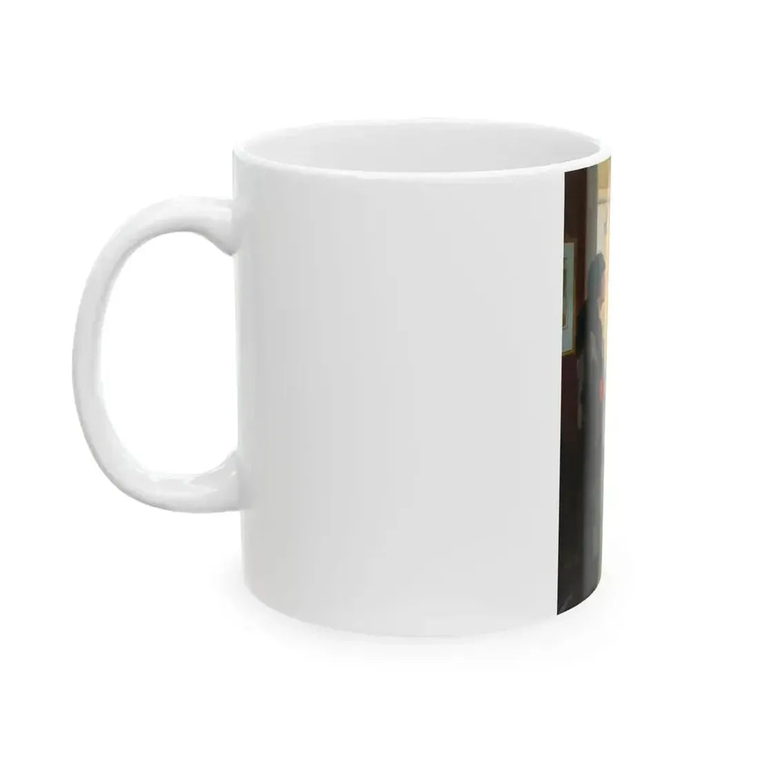 Arriving at the Hotel - White Coffee Mug - Go Mug Yourself