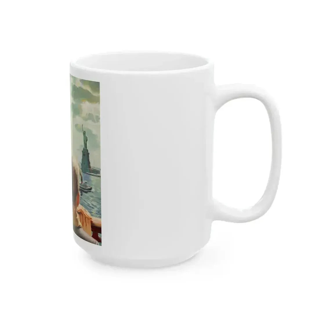 Arriving in America - White Coffee Mug - Go Mug Yourself