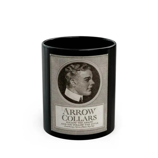 Arrow Collars, The Saturday Evening Post, March 6, 1920 - Black Coffee Mug 11oz - Go Mug Yourself