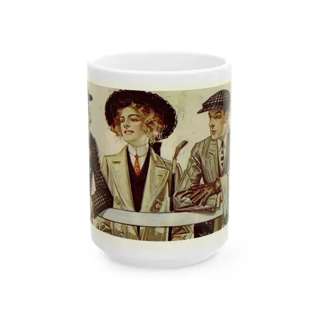 Arrow Shirt Men, 1907 - White Coffee Mug 15oz - Go Mug Yourself