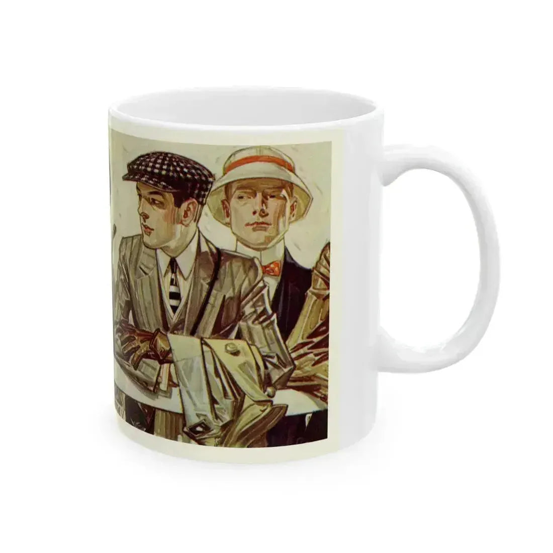 Arrow Shirt Men, 1907 - White Coffee Mug - Go Mug Yourself
