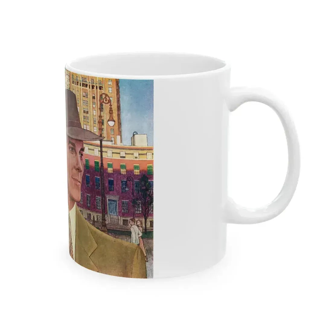 Arrow Shirts advertisement, 1948 - White Coffee Mug - Go Mug Yourself