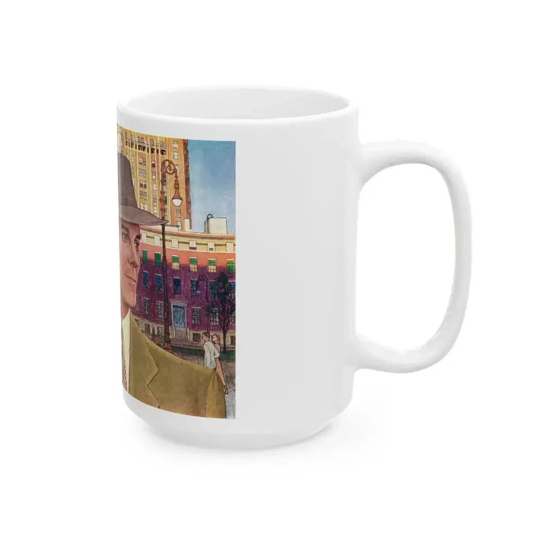 Arrow Shirts advertisement, 1948 - White Coffee Mug - Go Mug Yourself