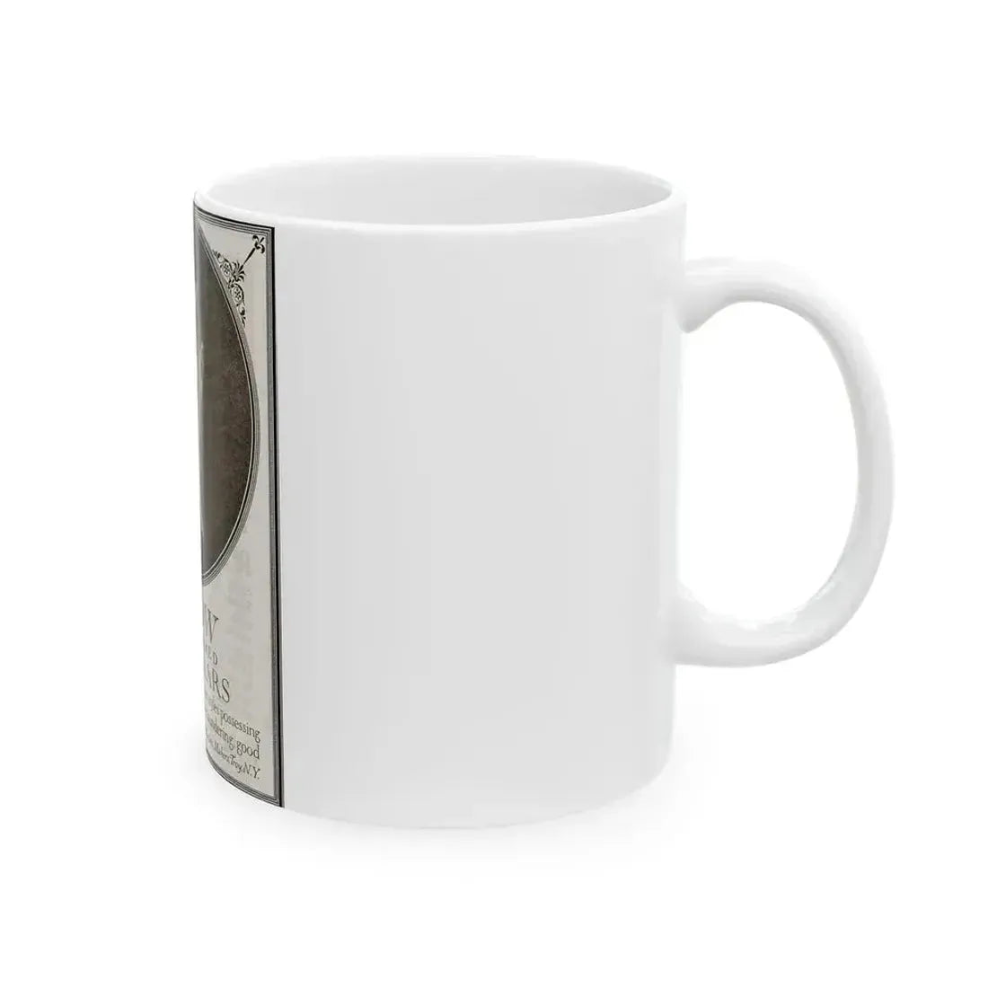 Arrow Troy Tailored Soft Collars ad, The Saturday Evening Post, July 26, 1919 - White Coffee Mug - Go Mug Yourself