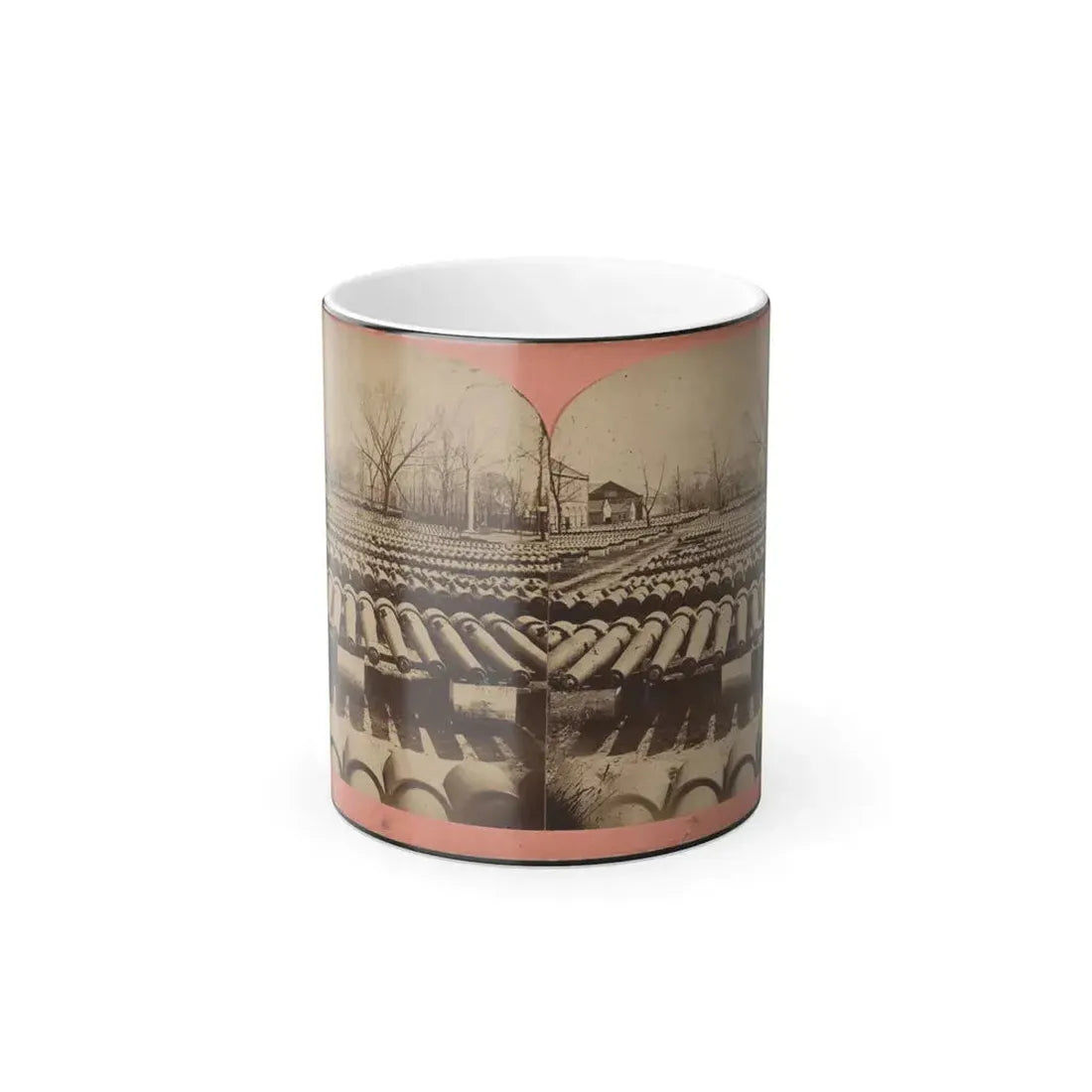 Arsenal Grounds, Richmond, Va., Showing Ruins and Shot and Shell Scattered Around (U.S. Civil War) Color Changing Coffee Mug 11oz Default Title 11oz - Go Mug Yourself