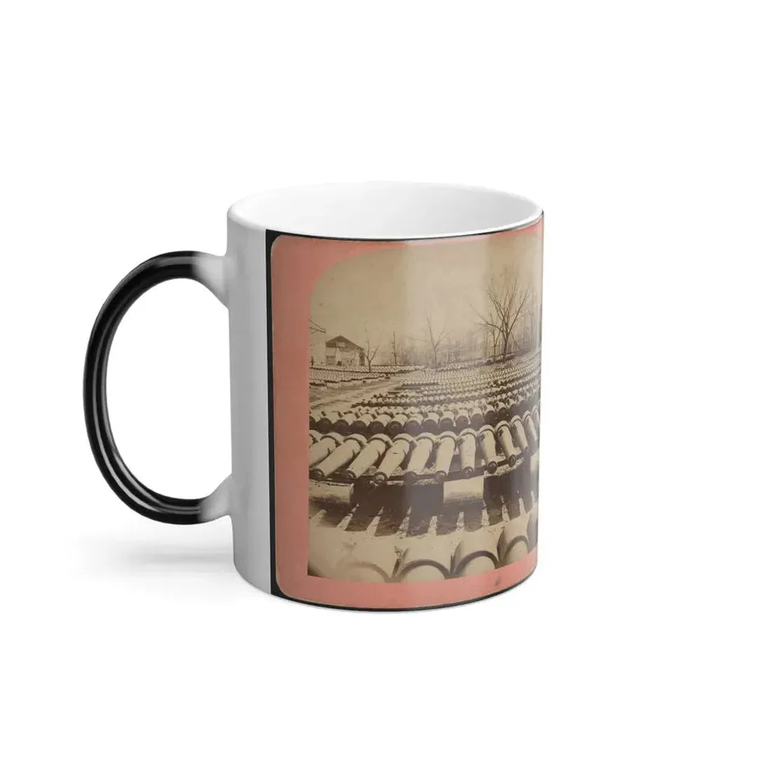 Arsenal Grounds, Richmond, Va., Showing Ruins and Shot and Shell Scattered Around (U.S. Civil War) Color Changing Coffee Mug 11oz - Go Mug Yourself