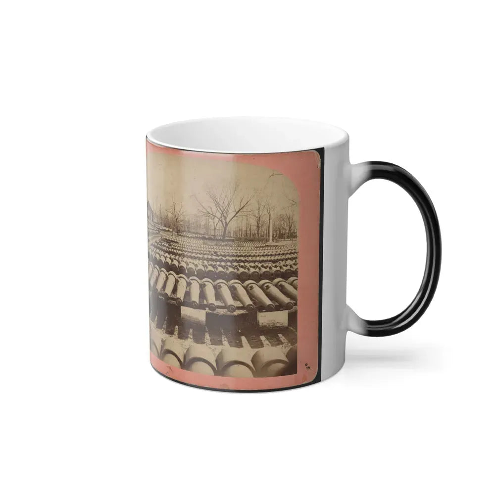 Arsenal Grounds, Richmond, Va., Showing Ruins and Shot and Shell Scattered Around (U.S. Civil War) Color Changing Coffee Mug 11oz - Go Mug Yourself