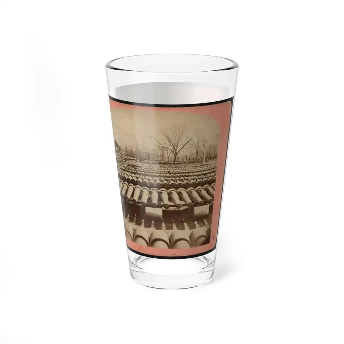 Arsenal Grounds, Richmond, Va., Showing Ruins And Shot And Shell Scattered Around (U.S. Civil War) Pint Glass 16oz - Go Mug Yourself
