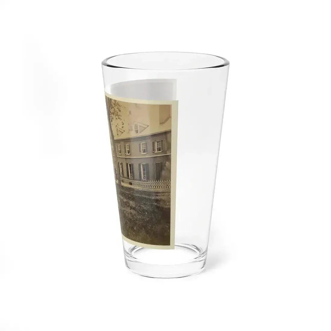 Arsenal, Washington, D.C., North Front. Interior Court -- Group Of Officers In Foreground (U.S. Civil War) Pint Glass 16oz - Go Mug Yourself