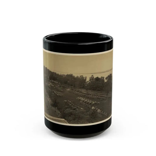 Arsenal Yard, Washington, D.C., From Roof Of Model Arsenal (U.S. Civil War) Black Coffee Mug 15oz - Go Mug Yourself