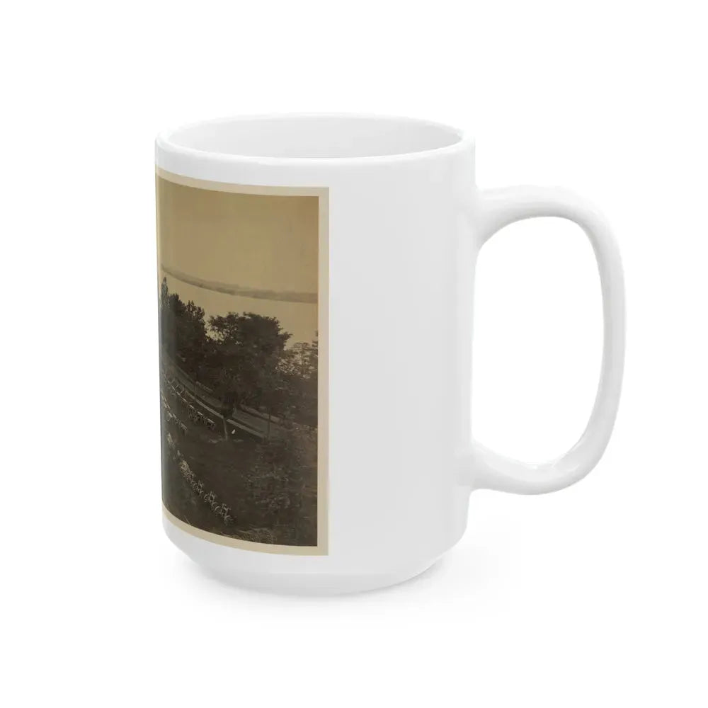 Arsenal Yard, Washington, D.C., From Roof Of Model Arsenal (U.S. Civil War) White Coffee Mug - Go Mug Yourself