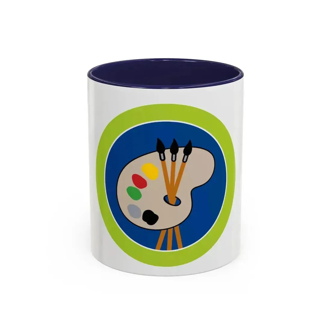 Art (Boy Scout Merit Badge) Accent Coffee Mug 11oz Navy - Go Mug Yourself