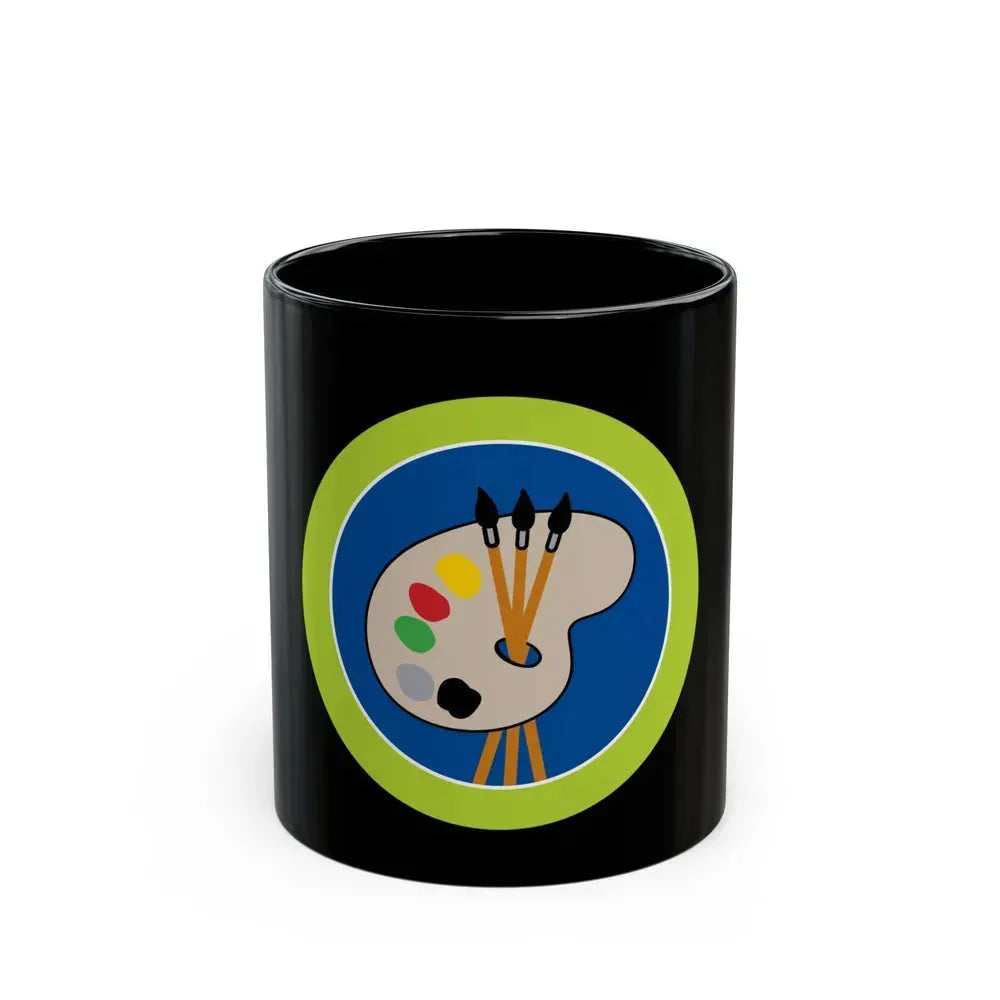 Art (Boy Scout Merit Badge) Black Coffee Mug 11oz - Go Mug Yourself