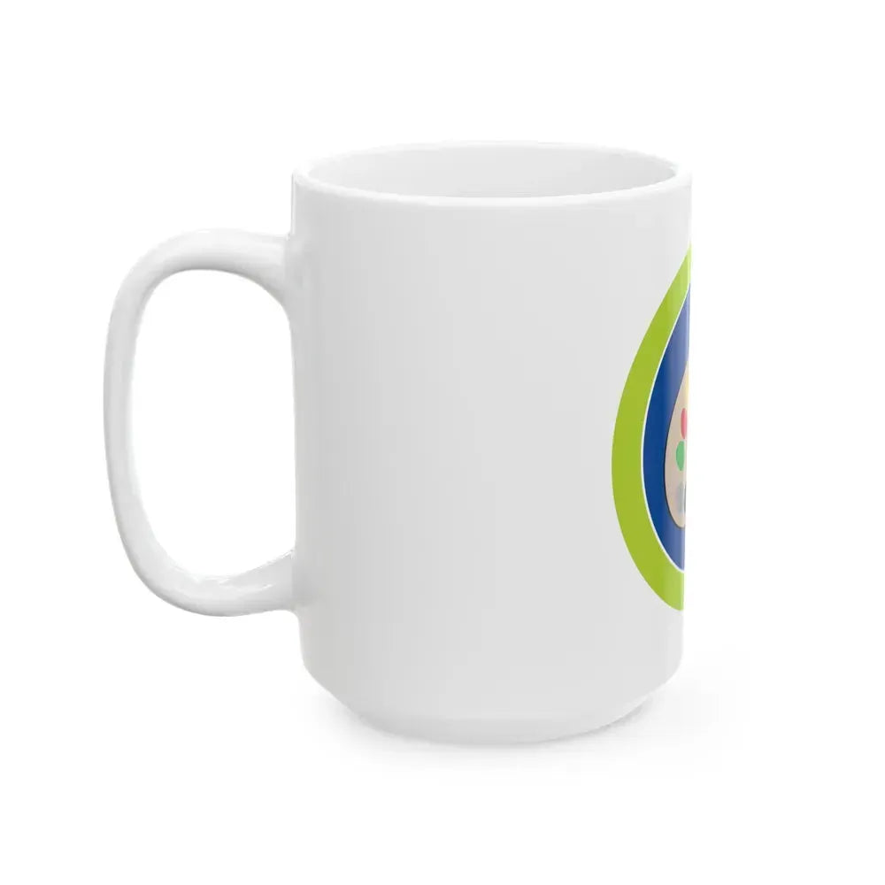 Art (Boy Scout Merit Badge) White Coffee Mug - Go Mug Yourself