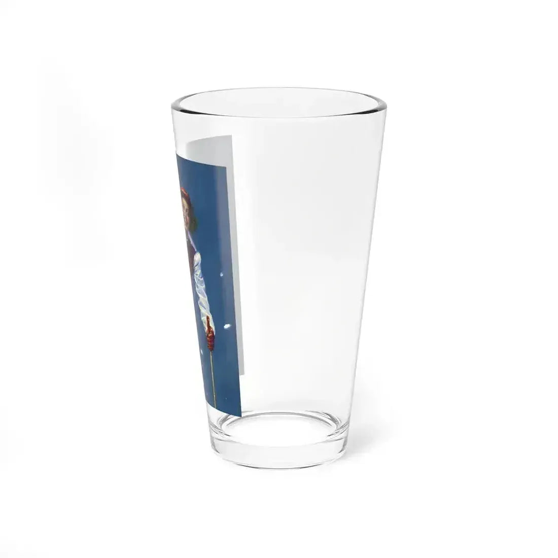 Art Deco Era Woman Skier, magazine cover, circa 1933-1938 (Magazine Illustration) Pint Glass 16oz - Go Mug Yourself