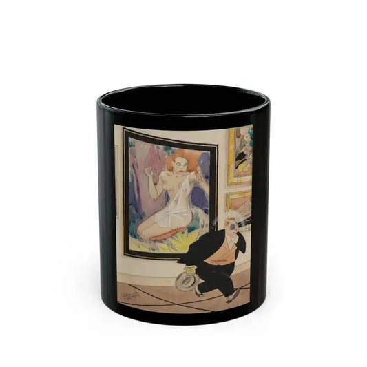 Art Lover - Black Coffee Mug 11oz - Go Mug Yourself