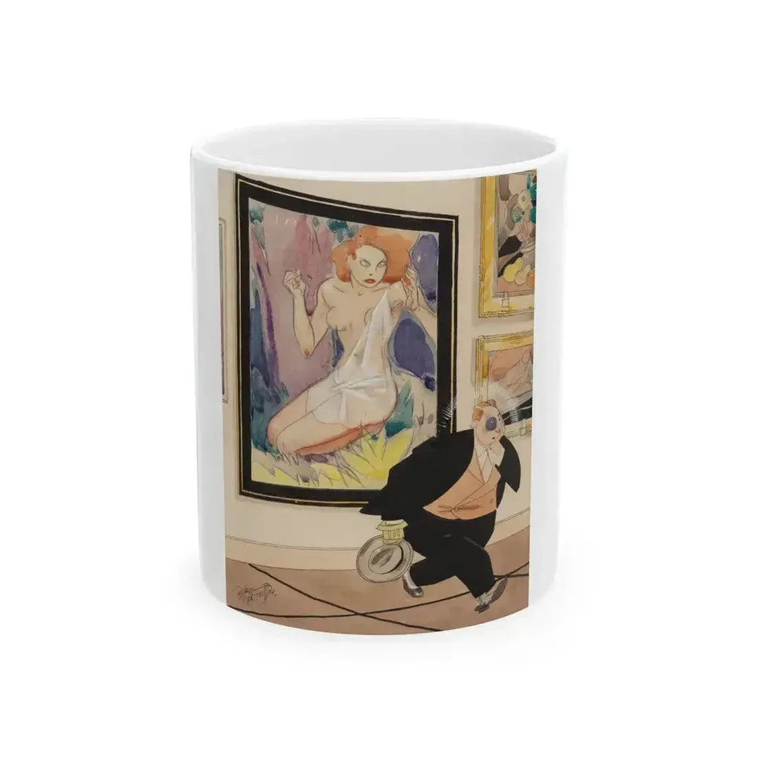 Art Lover - White Coffee Mug 11oz - Go Mug Yourself