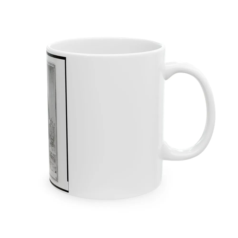 Arthur Linn, U.S.A., In Uniform, Full-Length Portrait, Facing Front (U.S. Civil War) White Coffee Mug-Go Mug Yourself