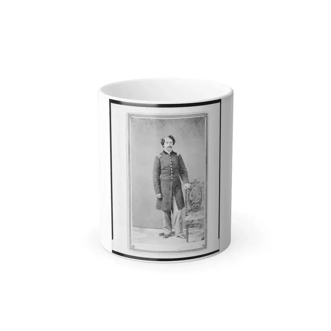 Arthur Linn, U.S.A., In Uniform, Full-Length Portrait, Facing Front (U.S. Civil War) Color Changing Coffee Mug 11oz Default Title 11oz - Go Mug Yourself