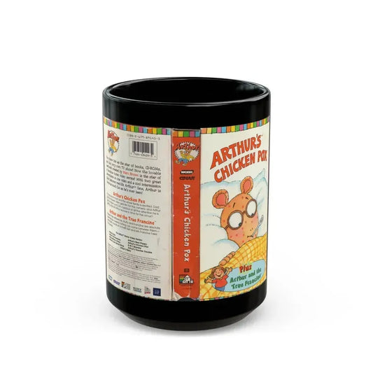 ARTHURS CHICKEN POX (VHS COVER) - Black Coffee Mug 15oz - Go Mug Yourself
