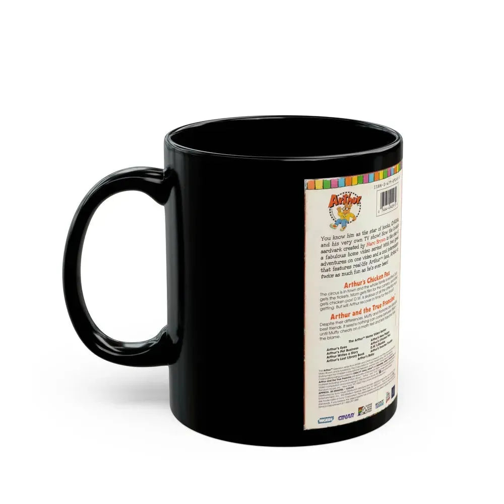 ARTHURS CHICKEN POX (VHS COVER) - Black Coffee Mug - Go Mug Yourself