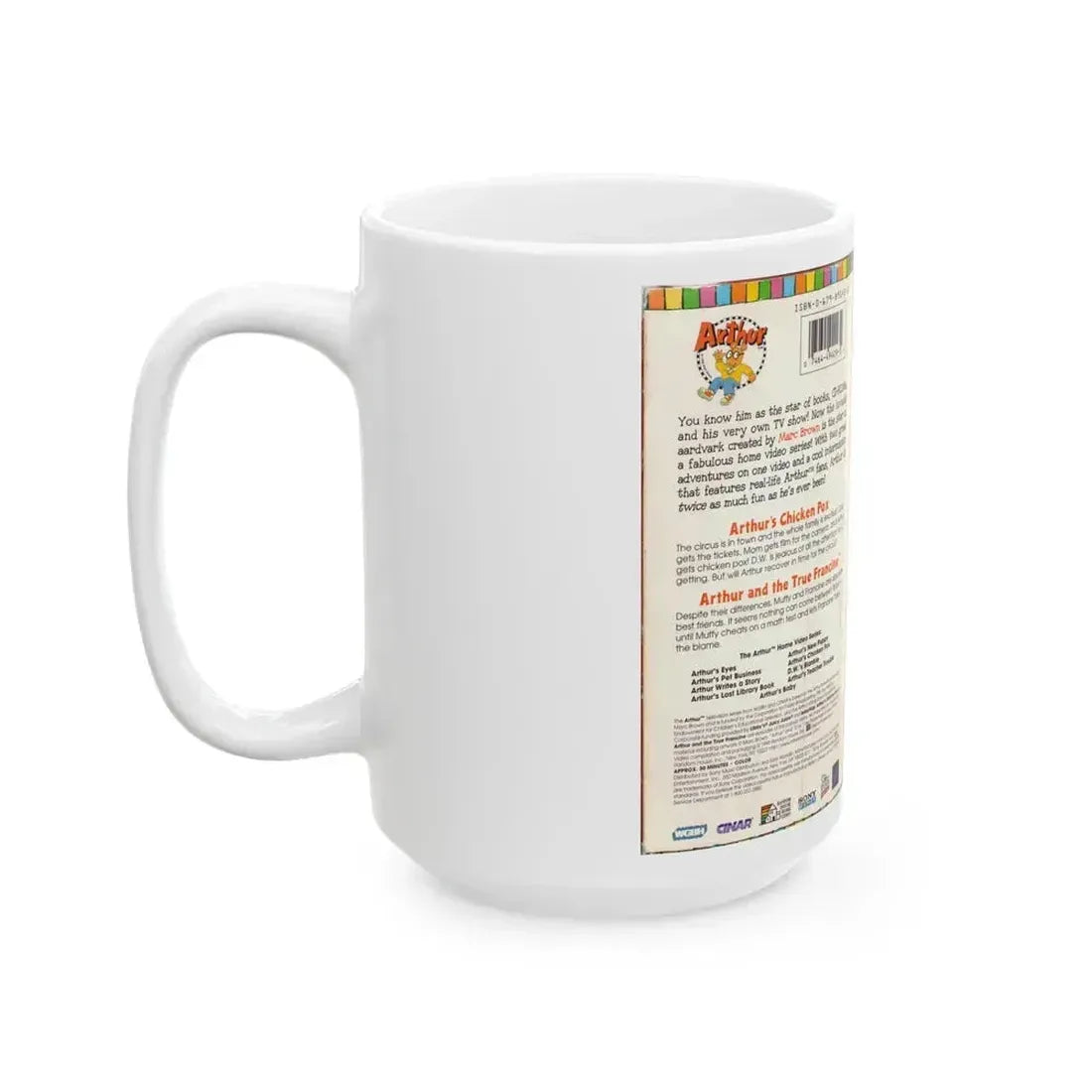 ARTHURS CHICKEN POX (VHS COVER) - White Coffee Mug - Go Mug Yourself