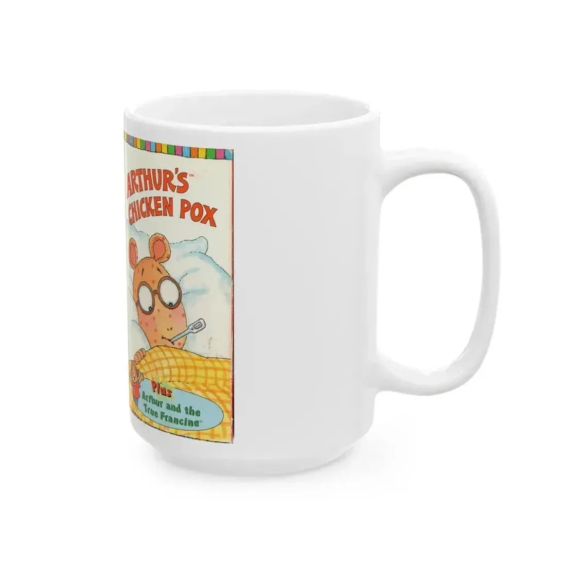 ARTHURS CHICKEN POX (VHS COVER) - White Coffee Mug - Go Mug Yourself