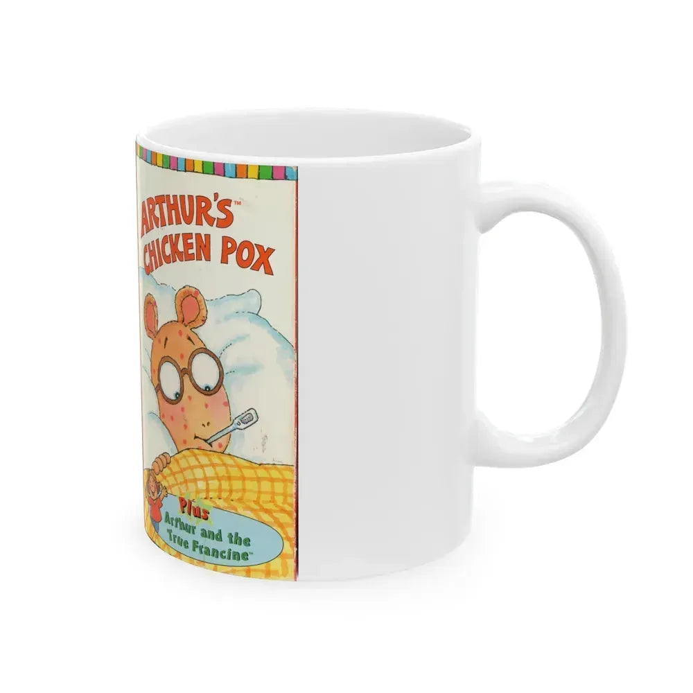ARTHURS CHICKEN POX (VHS COVER) - White Coffee Mug - Go Mug Yourself