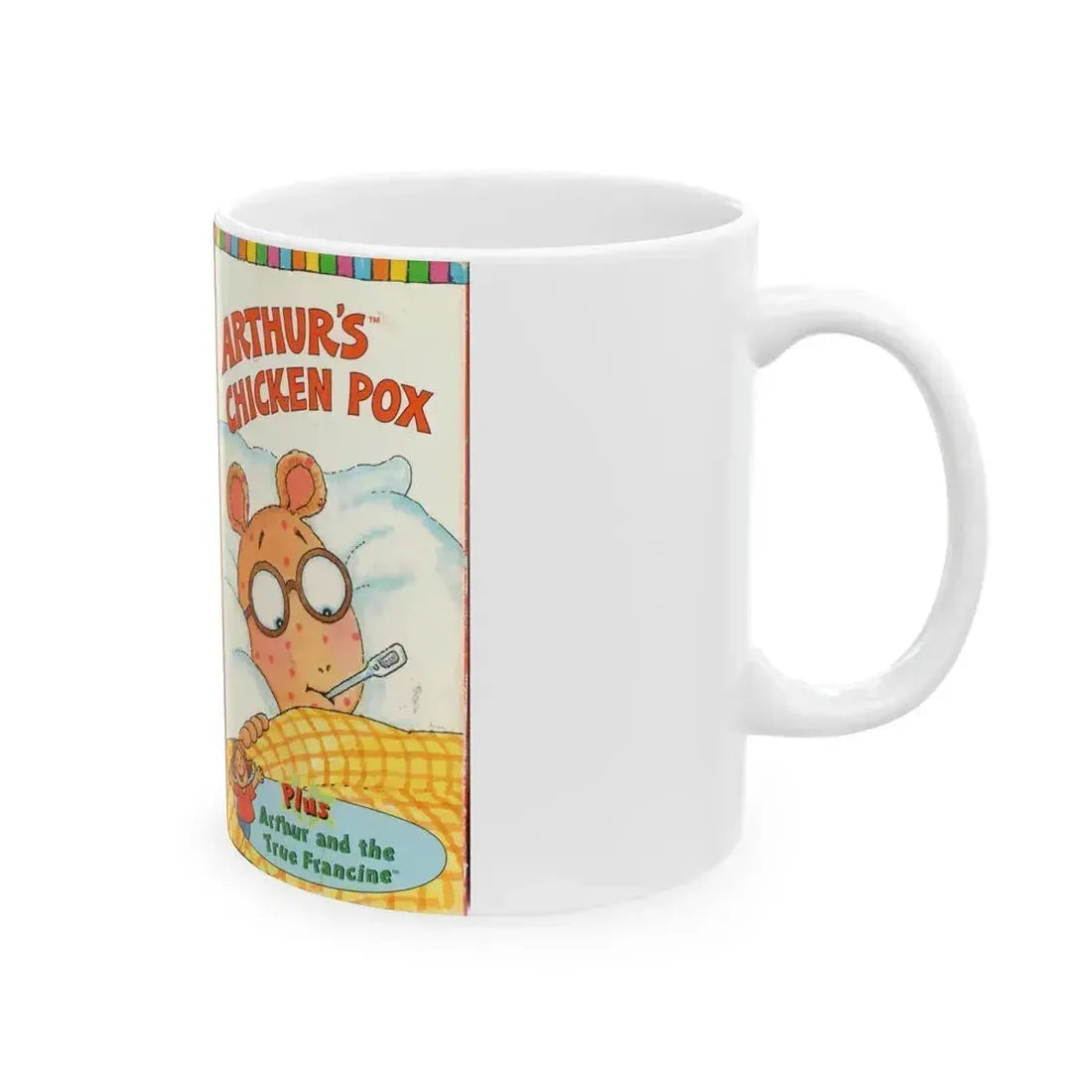 ARTHURS CHICKEN POX (VHS COVER) - White Coffee Mug - Go Mug Yourself